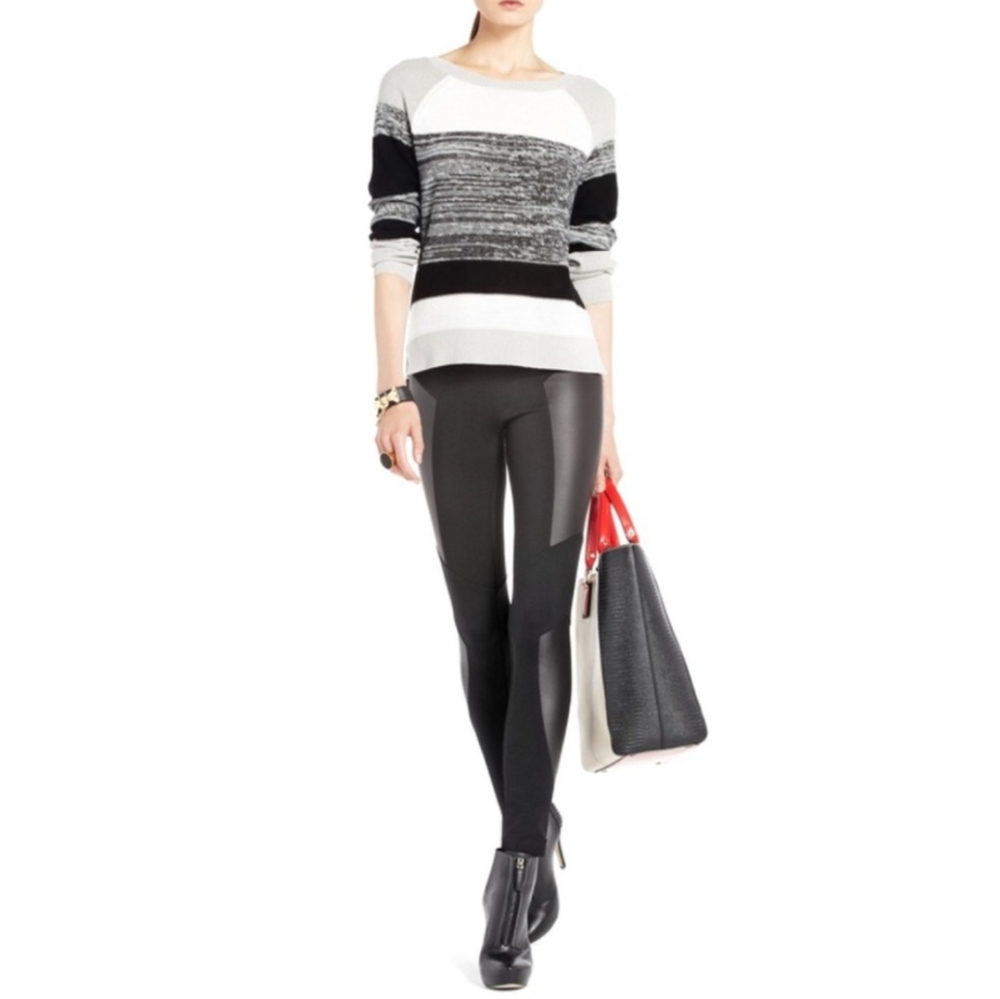 NWOT BCBGMaxAzria Laurel Blackcomb Striped Sweater ✨🖤